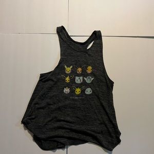 Pokémon tank top gray